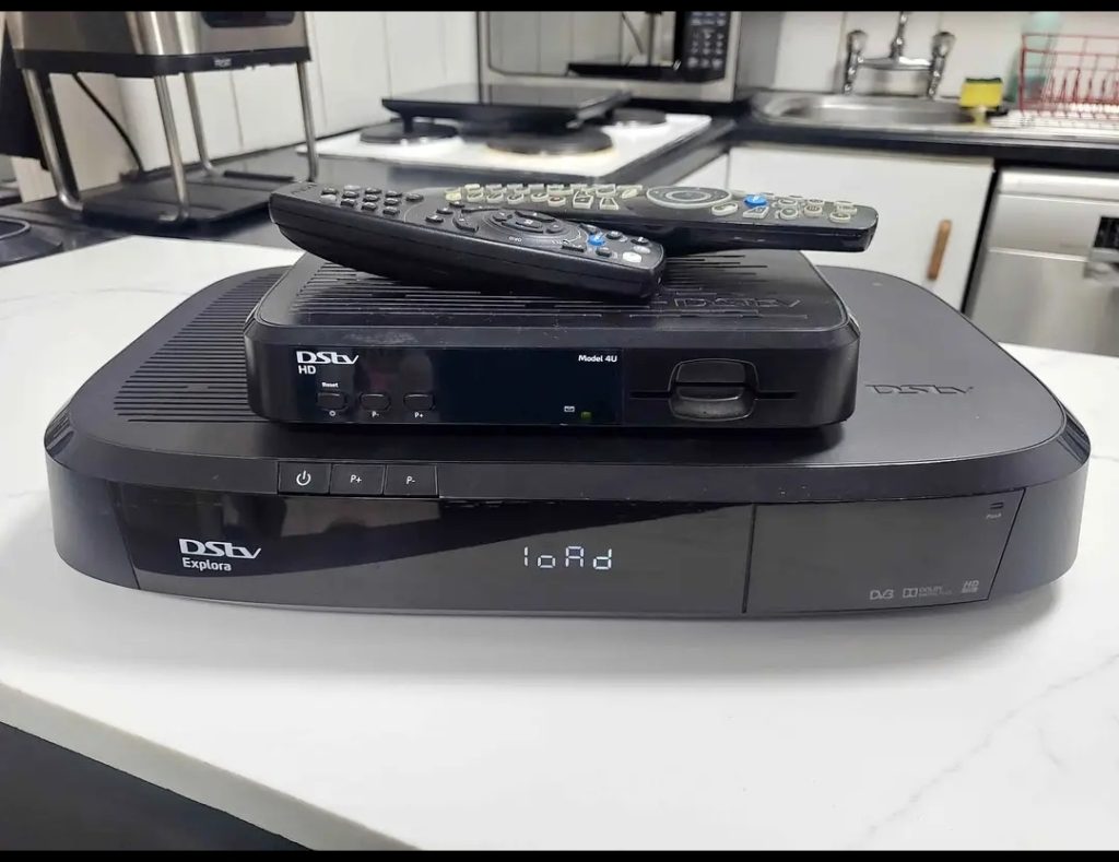 DSTV installation work in progress